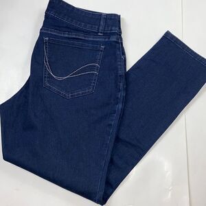 RIDERS BY LEE MID RIS SKINNY  WOMEN JEANS SIZE 14P